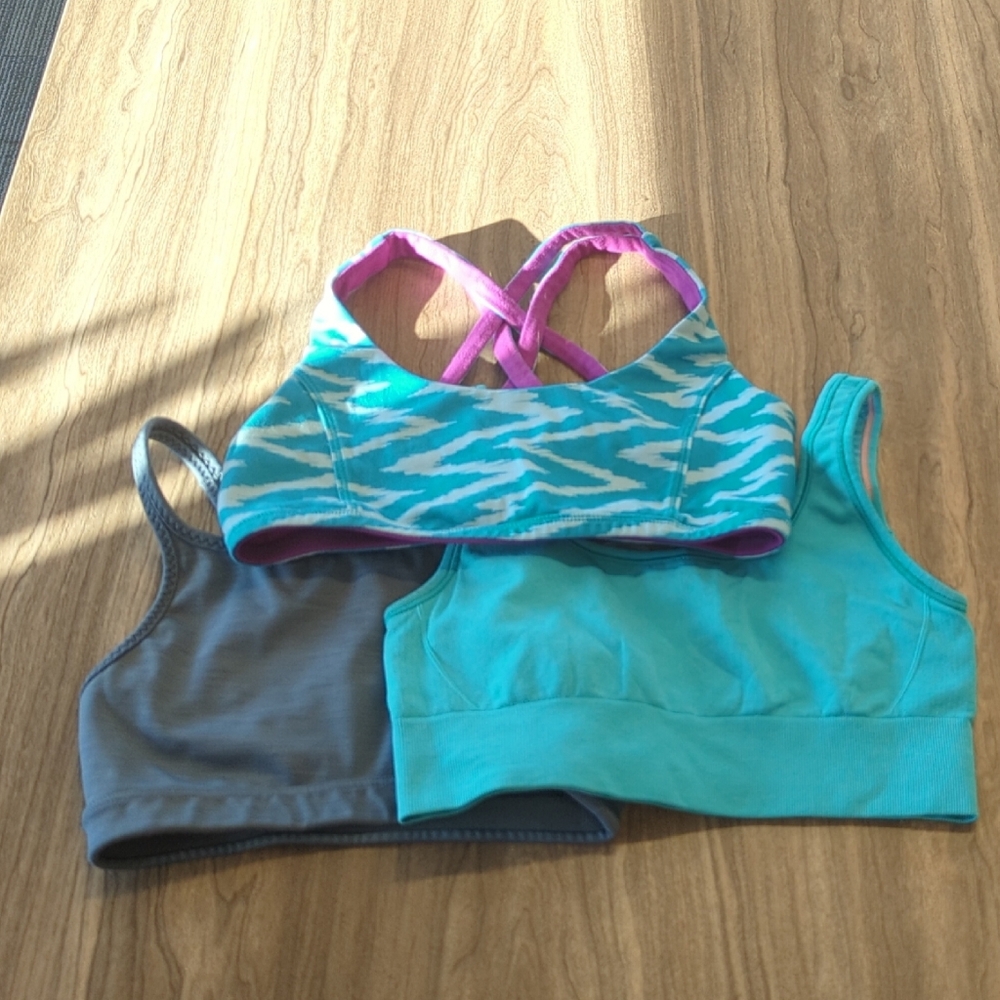 Athleta/Ivivva Girls Sports Bras (3)